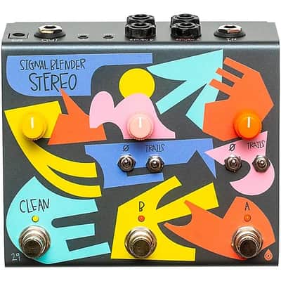 Old Blood Noise Endeavors  Signal Blender Stereo switching effects pedal   MULTI-COLOR image 1