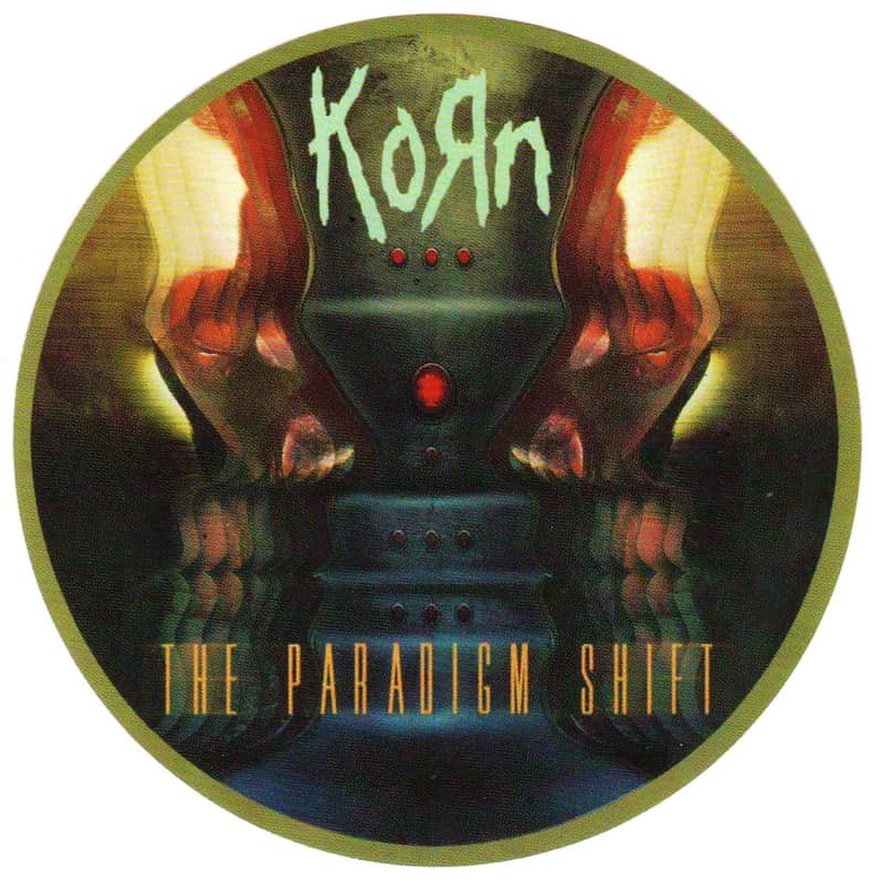 KORN - The Paradigm Shift Ltd Ed New RARE Band Sticker! Hard Rock Nu Metal image 1