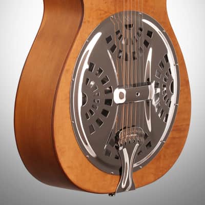 Epiphone Dobro Hound Dog Roundneck Resonator Guitar, Vintage Brown image 3