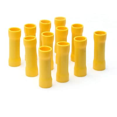 Absolute 100 12-10 Gauge AWG YELLOW insulated crimp terminals Crimping connector image 3