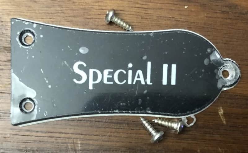 2021 Epiphone Les Paul Special II Electric Guitar Truss Rod Cover With Screws image 1
