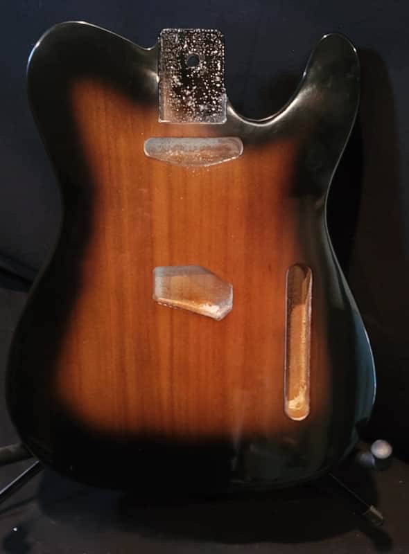 Telecaster Body/New/ Dark Sunburst/Free Shipping image 1