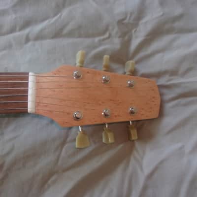 T. Mead Banjos Guitjo 2016 Natural Maple, Spruce image 3