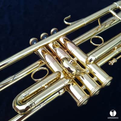 0.462 Mt Vernon Vincent Bach Stradivarius Lightweight STAR 25 trumpet case mouthpiece  gamonbrass image 12