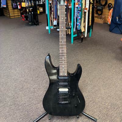Kramer Striker Figured HSS Stoptail - Transparent Black image 1