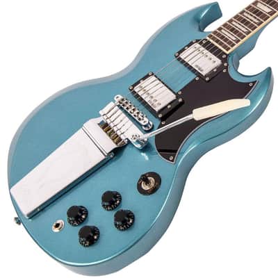 Vintage VS6V Reissued with Vintage Style Vibrato - Gun Hill Blue (VS6VGHB) image 3