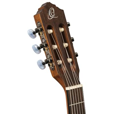 Ortega RCE125-3/4 Family Series Spruce Top Mahogany Neck 3/4 Size Nylon 6-String Classical Acoustic Guitar w/Gig Bag image 16