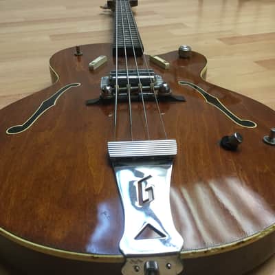 Gretsch 6071 Bass ( Monkees Style Peter Tork ) 1968 Brown Mahogany image 4
