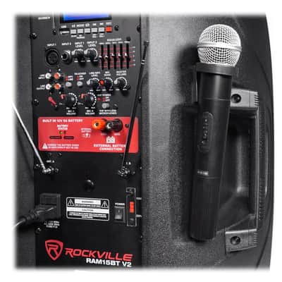 Rockville 15" Portable YouTube Karaoke Machine/System w/ 2 Mics See Description! image 9