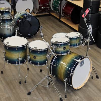 Mapex Armory 6-Pc Studioease Fast Shell Pack 10/12/14/16/22/14s (Rainforest Burst) AR628SFUET image 12