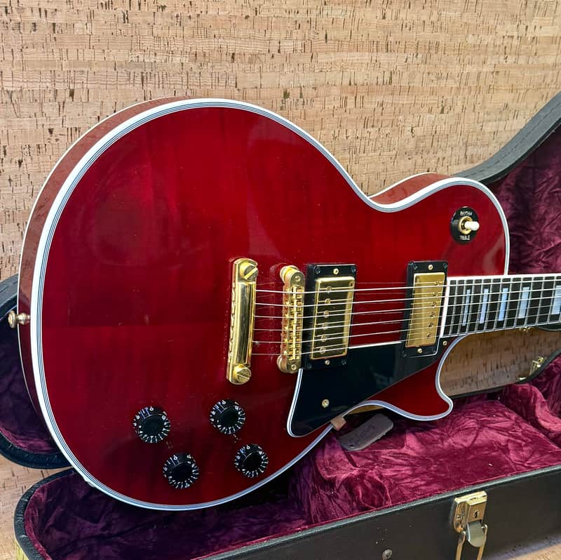 Gibson Custom Shop Les Paul Custom 2008 - Wine Red image 1