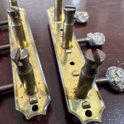 Vintage 1959 Kluson Single Line 3 in a Row Tuners Gold 1957 1958 1960 1961 image 5