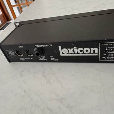 Lexicon Reflex Dynamic MIDI Reverberator 1990s - Black image 9