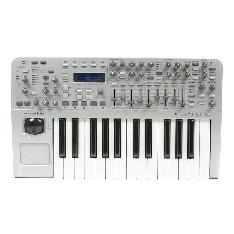 Novation X-Station 25-Key 8-Voice Synthesizer with USB Interface