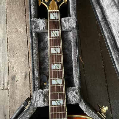 D'Angelico Left Handed DAngelico EXL-1 Hollow Body Jazz Guitar - Ice Tea image 3