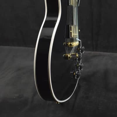Gibson Custom Shop Les Paul Custom w/ Ebony Fingerboard Gloss Ebony image 5