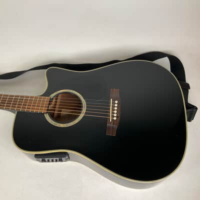 Takamine G Series EG531SC Acoustic Electric Guitar Black Road Runner Gig Bag image 4