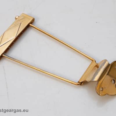 Original 60's Gibson Diamond Trapeze Tailpiece Gold - ES-345, ES-355, Etc image 5