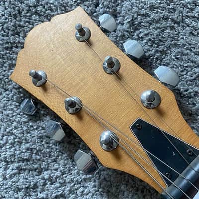 Blue Mini Electric Guitar, Solid Basswood Body, Maple Neck, Rosewood Fingerboard image 10