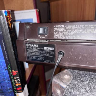 Yamaha DX7 Programmable Algorithm Synthesizer 1983 - 1987 - Black image 6