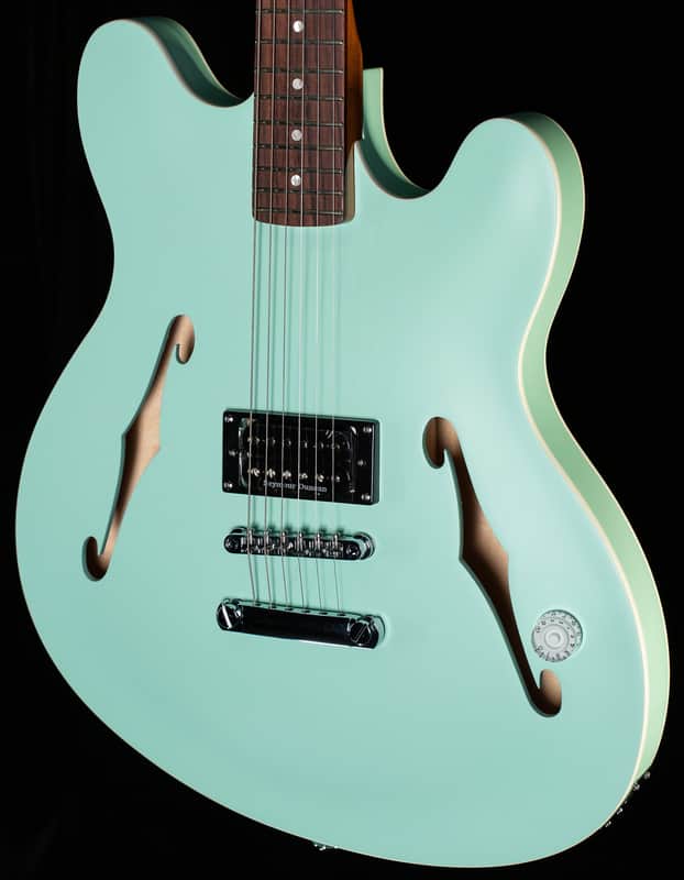 Fender Tom DeLonge Starcaster, Rosewood Fingerboard Satin Surf Green (456) image 1