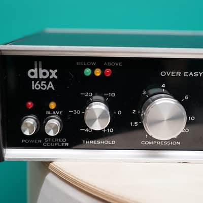 dbx 165A Over Easy Compressor / Limiter 1970s - Black image 3