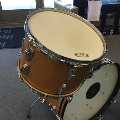 Vintage Ludwig USA Super Classic Shells / Drum Kit / 3 Drums / Gold Sparkle image 4