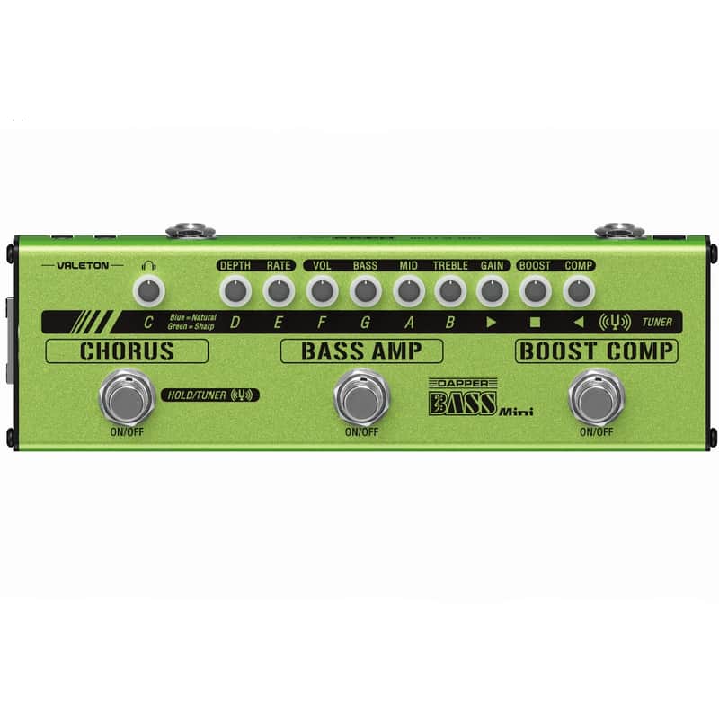 Valeton Dapper Bass Mini Stage Session Gigging Analog Chorus Multi-Effects Pedal image 1