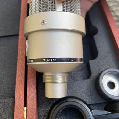 Neumann TLM 103 Large Diaphragm Cardioid Condenser Microphone 1997 - Present - Nickel image 1