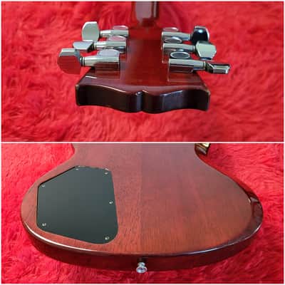 Super Rare 1982 Burny SG-75 AY Angus Young from AC/DC Artist Model - SG Standard - Cherry Red - Made in Japan by Kasuga (Navigator & Heerby) MIJ image 16