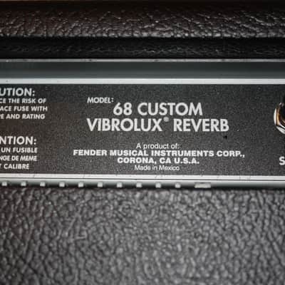 Fender '68 Custom Vibrolux Reverb Tube Combo Amp 35-Watt 2x10" Greenbacks 2016 image 14