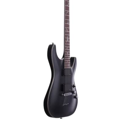 Schecter Damien Platinum 6 Electric Guitar Satin Black image 8