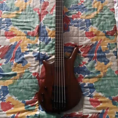Warwick Thumb 5 bolt on left handed - lefty - mancino 2004 Natural oil image 8