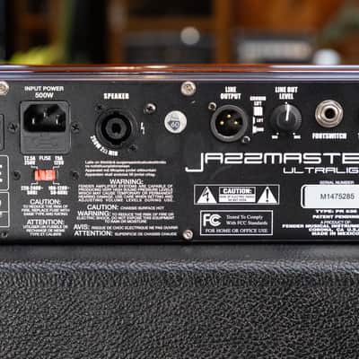 Fender Jazzmaster Ultralight 2-Channel 250-Watt 1x12" Guitar Amp Half Stack 2006 - 2011 - Sunburst / Black image 17