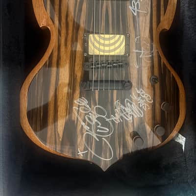 Wylde Audio Barbarian Pale Moon Ebony signed by Zakk Wylde and Black Label Society 2025 - Clear Gloss image 1