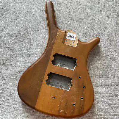Solid Mahogany Wood 5/6 String Electric Bass Body DIY Project image 1
