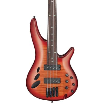 Ibanez Bass Workshop SRD900F Fretless Bass - Brown Topaz Burst image 4