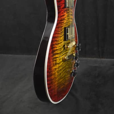 Gibson Custom Shop Les Paul Axcess Custom Figured Top w/ Ebony Fingerboard Gloss Bengal Burst image 5