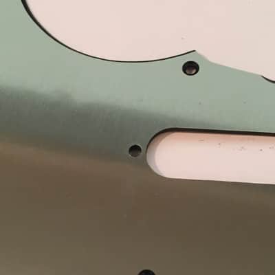 Lefty Musicmaster II Vintage Reissue Relic Pickguard Fender Mustang Gold Mirror image 6