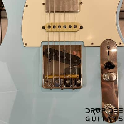 Schecter Custom Shop PT Wembley Studio Electric Guitar w/ Case-Sonic Blue Aged Nitro image 7