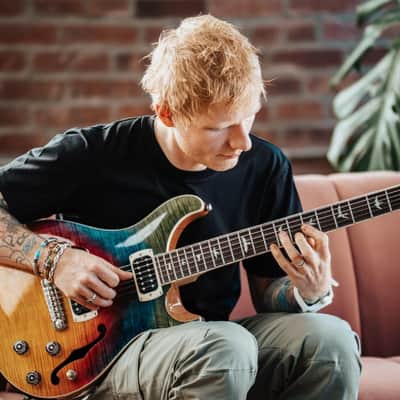 PRS - Paul Reed Smith SE Ed Sheeran - 1E Baritone Hollow-Body Electric Guitar - Kaleidoscope... image 4