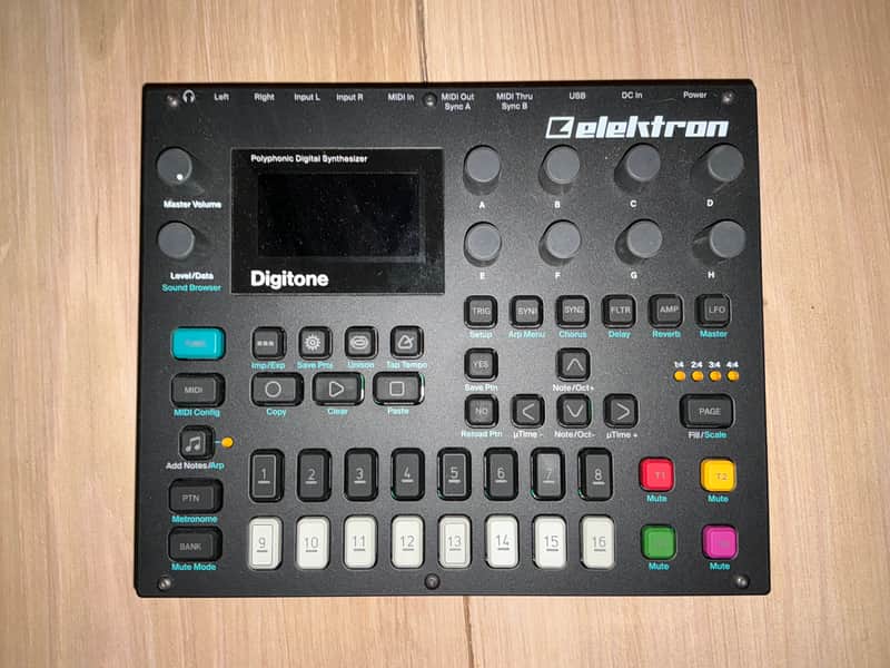 Elektron Digitone 8-Voice Digital Synthesizer 2017 - 2024 - Black image 1
