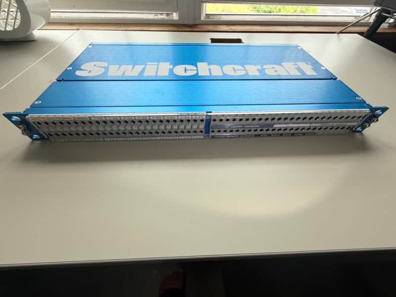 Switchcraft StudioPatch Series 9625 96-Point TT-DB25 Patchbay 2010s - Blue image 1