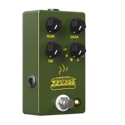 JHS Pedals Muffuletta Fuzz / Distortion Pedal (Army Green) image 3