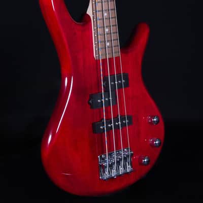Ibanez GSRM20 Mikro 4-String Bass, Transparent Red image 4
