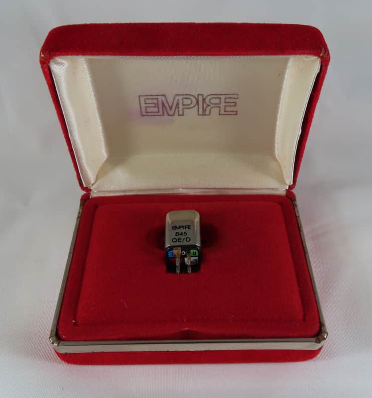 Empire 845 QE/D Record Player Turntable Cartridge Standard Mount w/ Case image 1