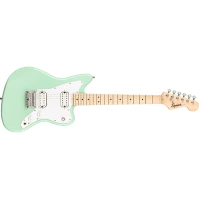 Squier Mini Jazzmaster HH Short-Scale Electric Guitar - Maple Fingerboard, Surf Green image 5
