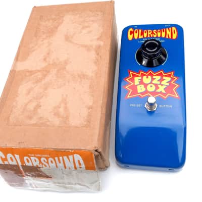 Vintage 1996 Colorsound One Knob Fuzz Box - Dick Denney Sola Sound - Original First Issue image 3