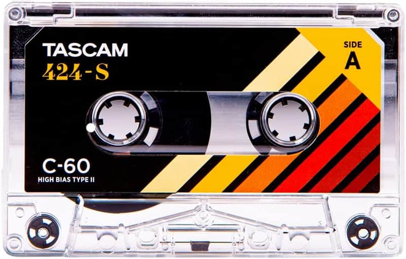 Tascam - 424-S - Studio C-60 High Bias Type II Cobalt Cassette Tape image 1