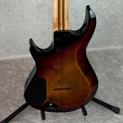 Kiesel A2 7 seven string electric guitar in sunburst finish with gigbag image 8